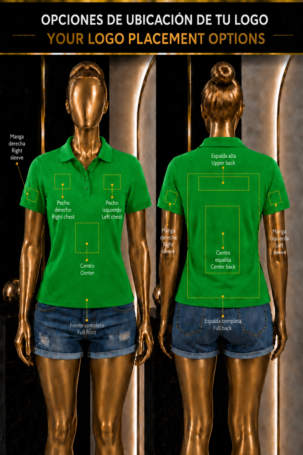 Women's Polo Shirt: Elegance &amp; Professional Style Whit  your Logo