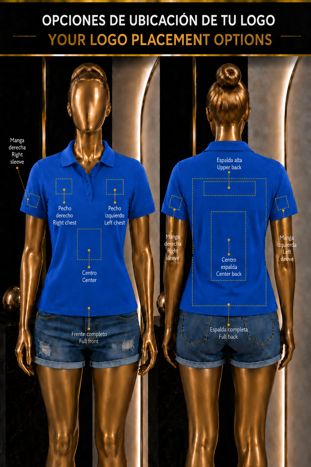 Women's Polo Shirt: Elegance &amp; Professional Style Whit  your Logo