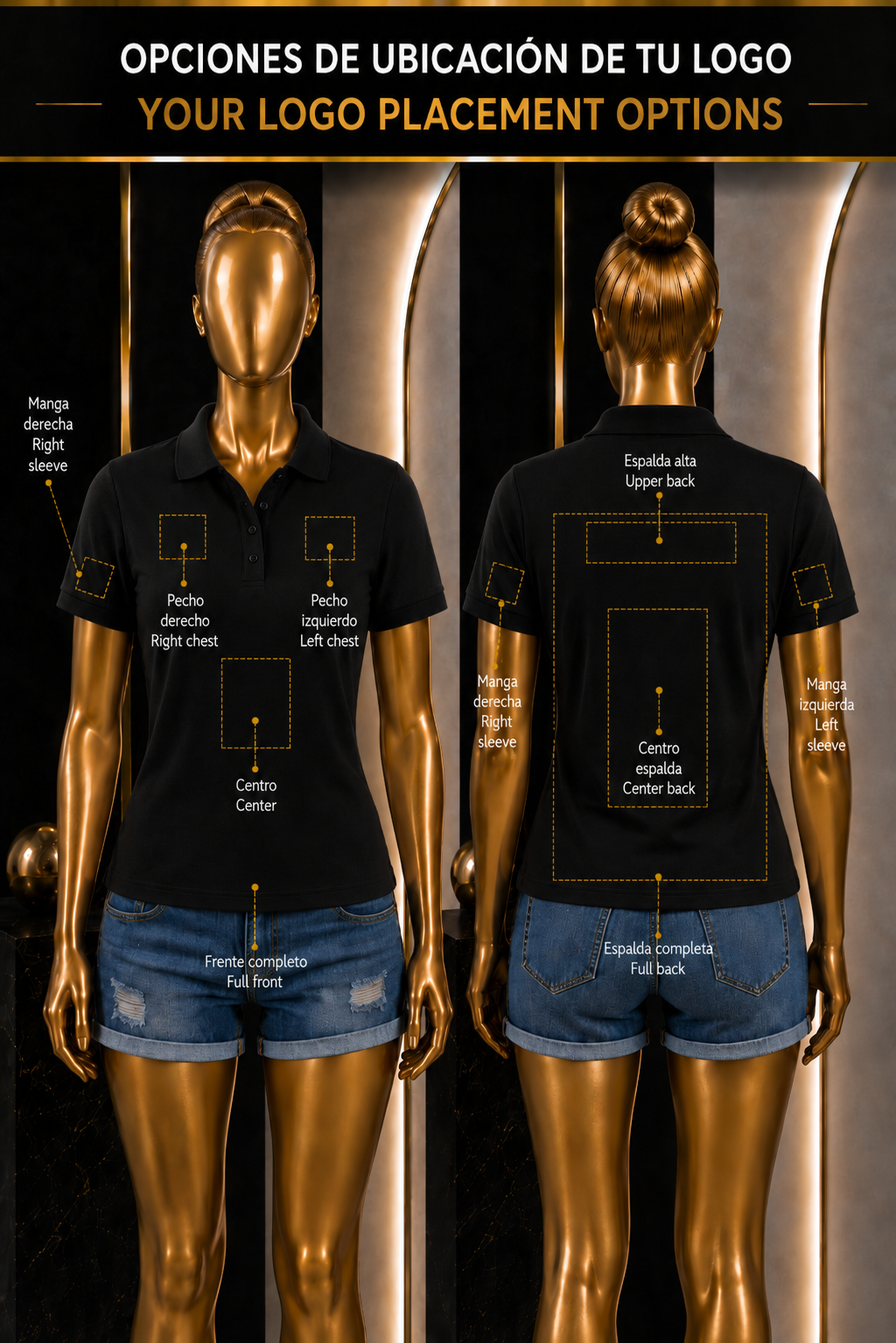 Women's Polo Shirt: Elegance &amp; Professional Style Whit  your Logo