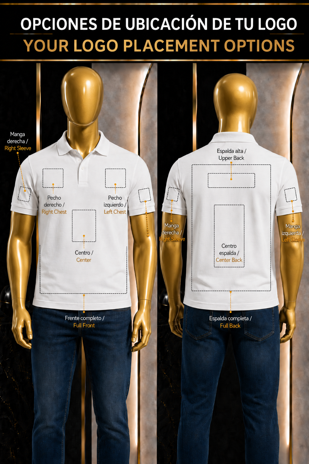 Men's Polo Shirt: Classic &amp; Professional Style Whit your Logo