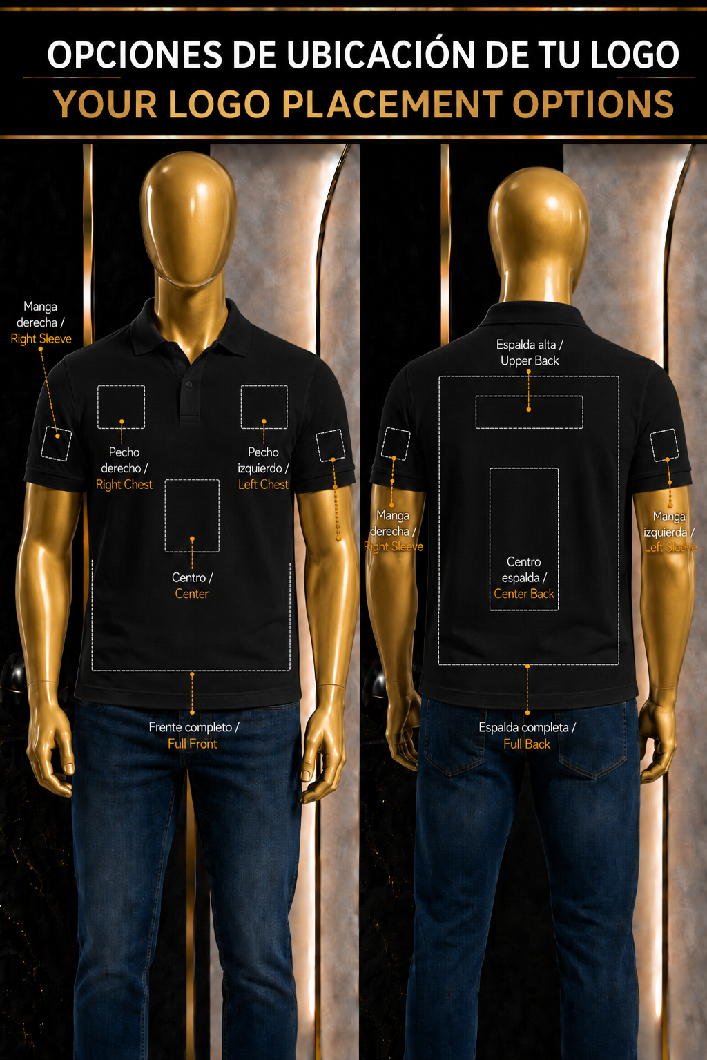 Men's Polo Shirt: Classic &amp; Professional Style Whit your Logo