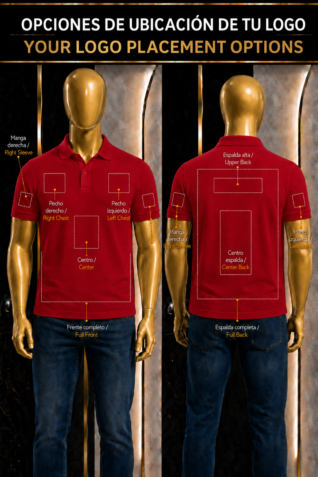 Men's Polo Shirt: Classic &amp; Professional Style Whit your Logo