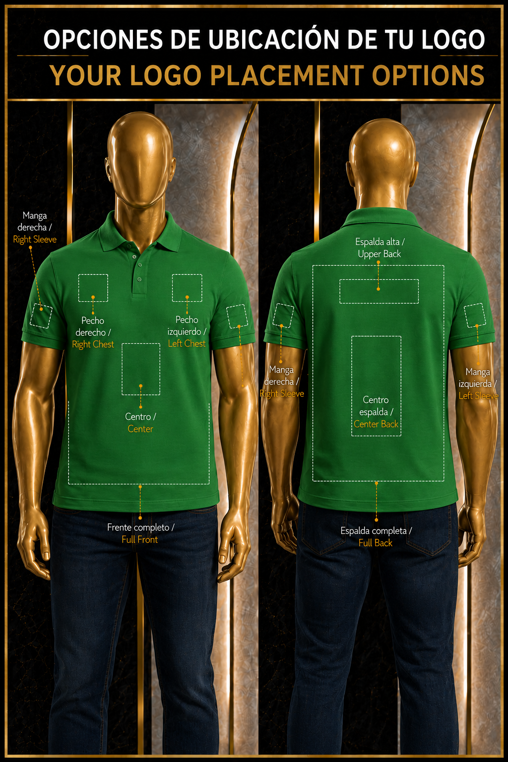 Men's Polo Shirt: Classic &amp; Professional Style Whit your Logo